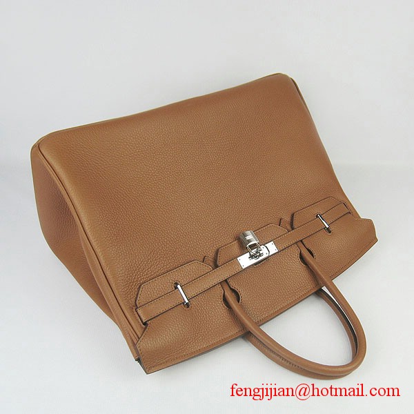 Hermes Birkin 40cm Togo Bag Light Coffee 6099